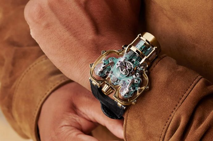 MB&F HM9 Sapphire Vision in two fabulous colors stands testament to its exclusivity