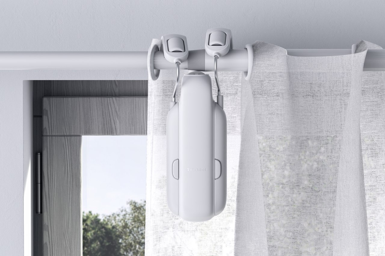 #SwitchBot Curtain 3 makes your curtain glide like the clouds without making a sound