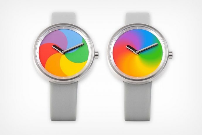 The “Spinning Beach Ball” Watch turns every designer’s nightmare into a fun, dynamic timepiece!