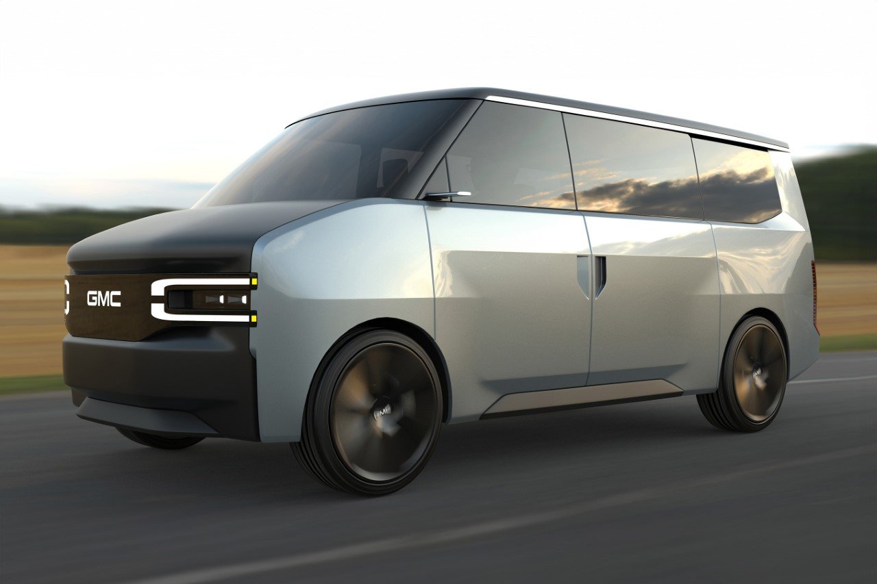 #The GMC Safari Gets Resurrected As A Gorgeously Slick Electric Van Concept