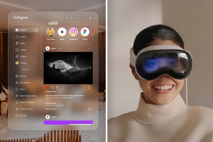 What if Instagram Went Spatial? Unofficial UI on Apple Vision Pro Shows How