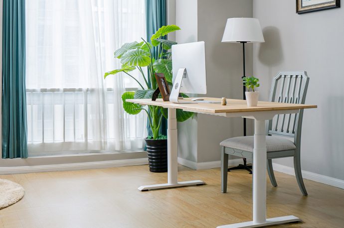 Sleek Bamboo Standing Desk Perfectly Merges Utility, Aesthetics & Sustainability