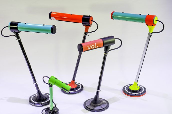 Salvaged E-Scooters From The Swedish Canals Make Up This Collection Of Lamps, Seatings & Grills