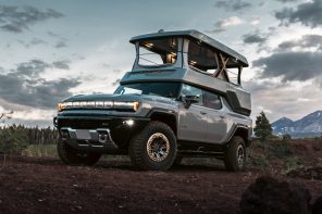 EarthCruiser x Hummer all-electric camper is feature-packed mobile home for a journey to the remotest locale
