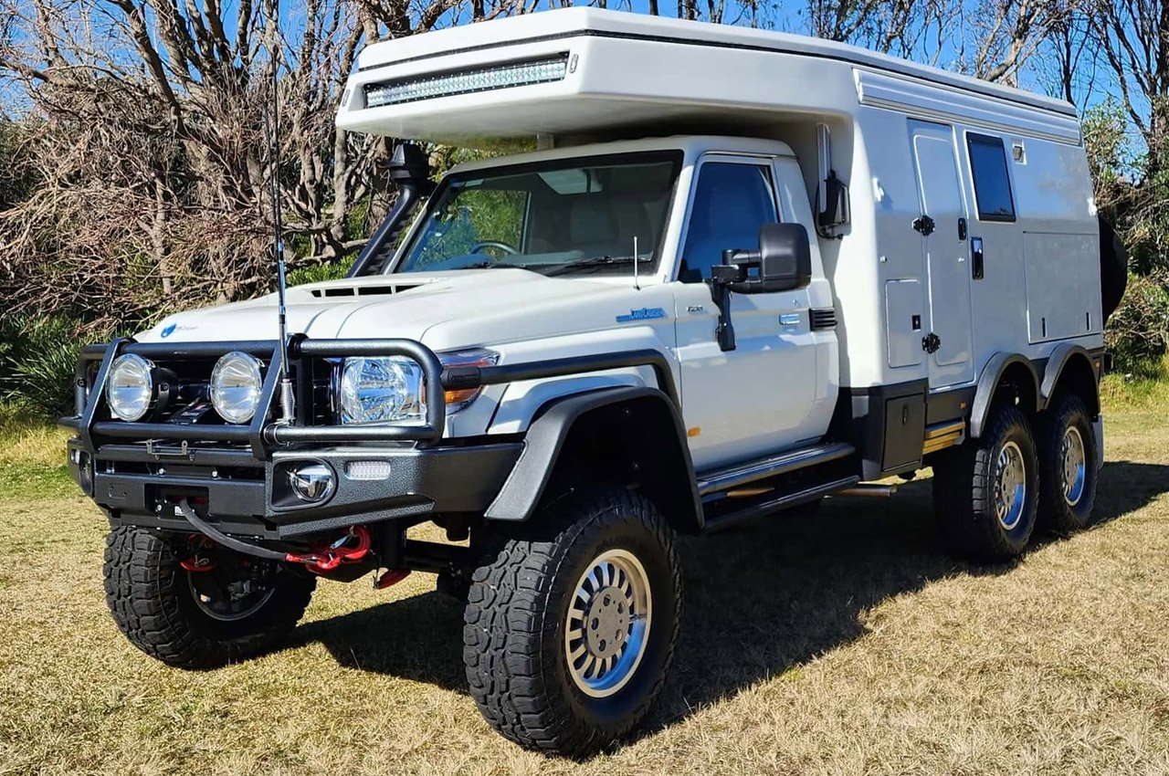 #Land Cruiser-based 6×6 camper is the ultimate RV with power and amenities to explore the unexplored