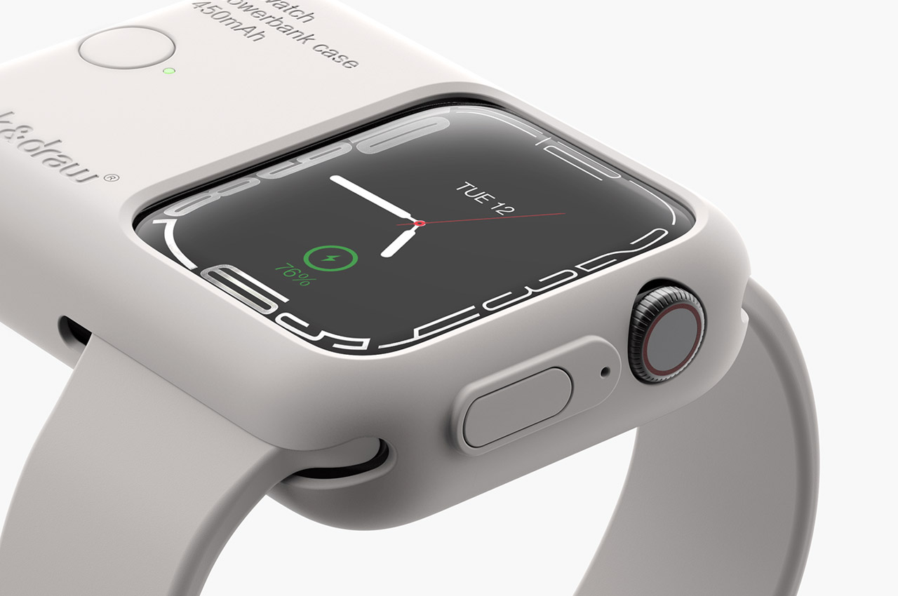 This Apple Watch powerbank charges it right on the wrist to face the day  once more - Yanko Design