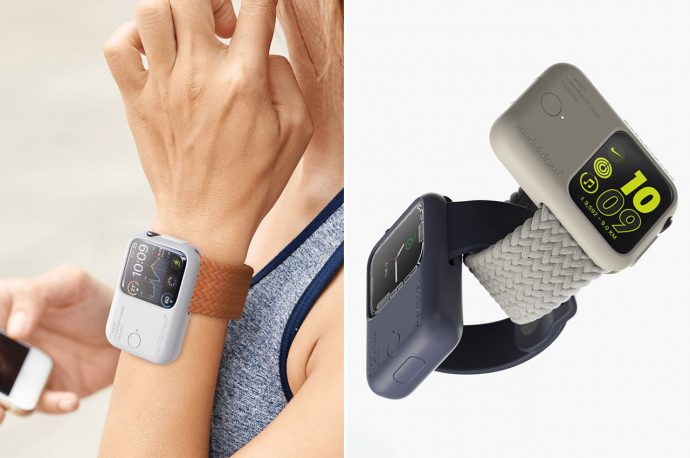 This Apple Watch powerbank charges it right on the wrist to face the day once more