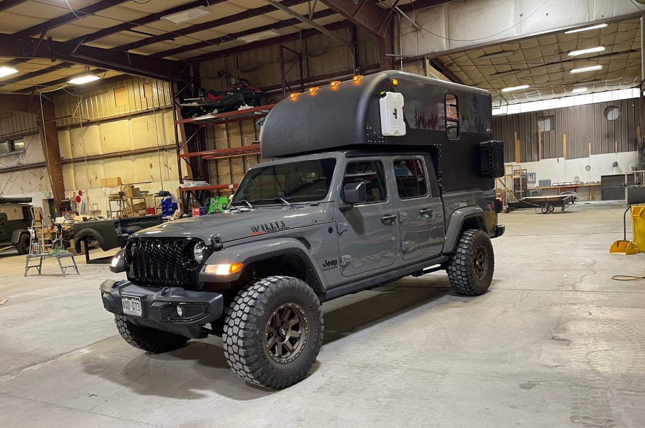 #This hard top midsize truck bed camper arrives with insulated walls for a new secure experience