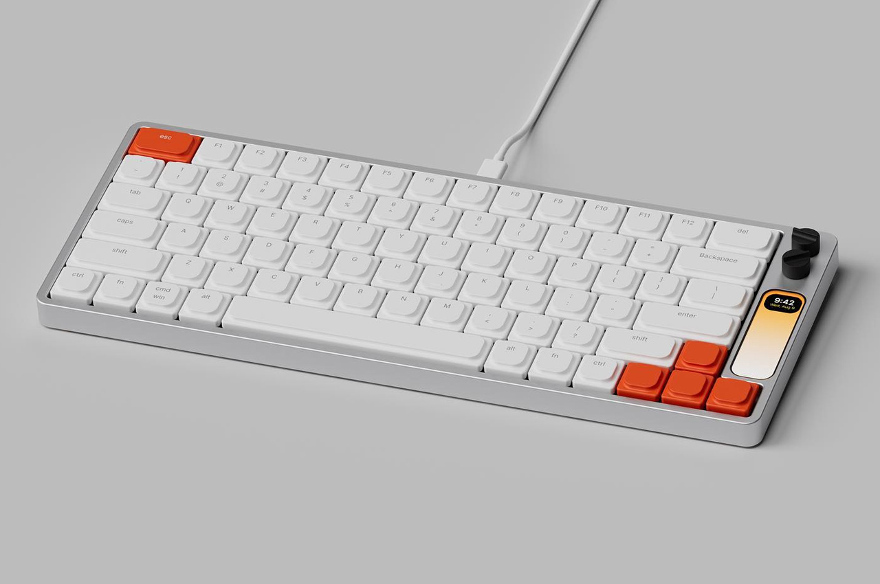 #This low-profile mechanical keyboard is designed for smooth workflow
