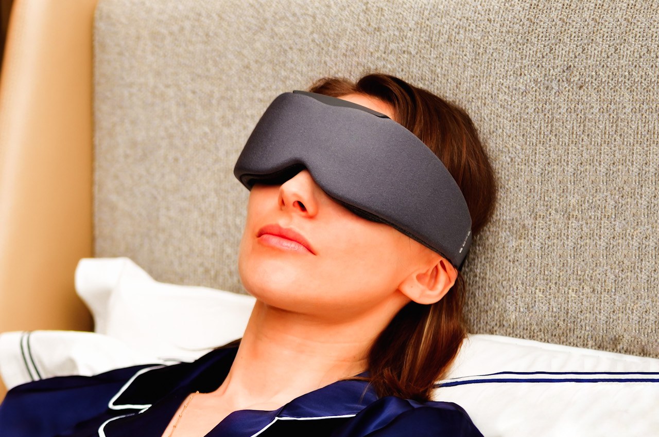 #The Aura Sleep Mask With Immersive Sound And Light Therapy Helps You Sleep Better Without Meds