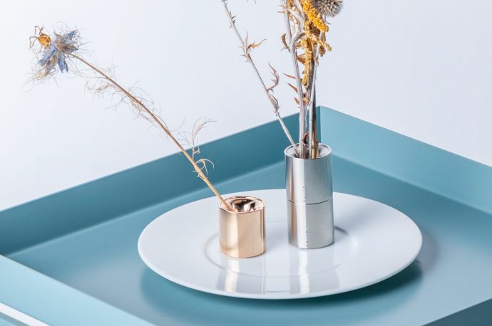 This charming tiny cylinder can turn anything into a lovely Ikebana vase