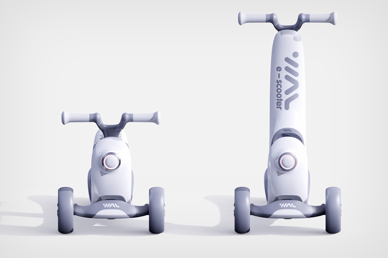 Designing the Future: Cindy Kwok's Kids Learning 2-in-1 Electric Scooter