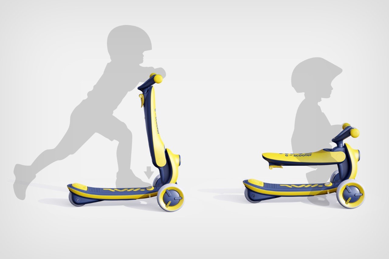 Designing the Future: Cindy Kwok's Kids Learning 2-in-1 Electric Scooter