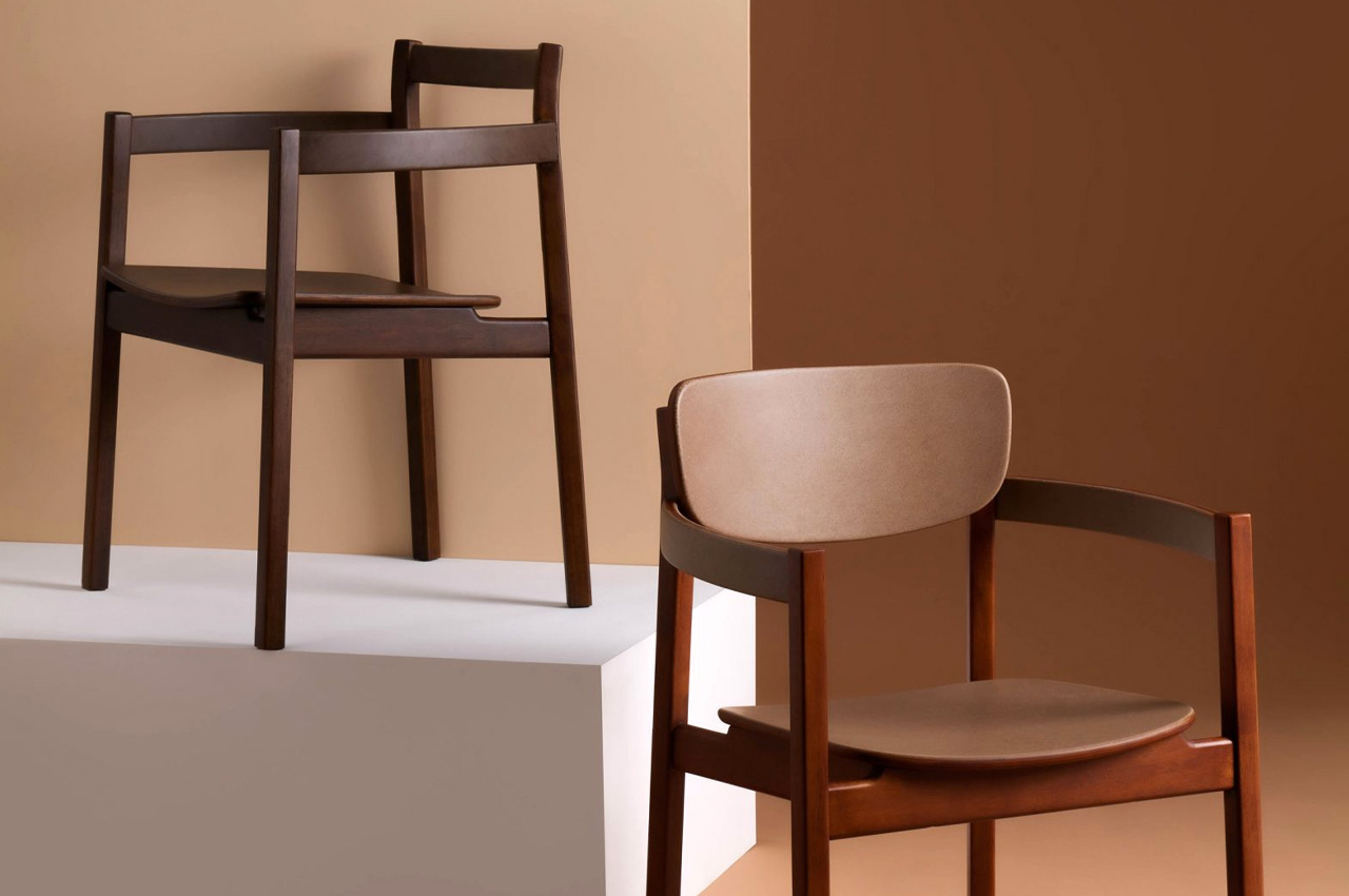 #The Bend Chair Looks Like Pure Chocolate But Is Made From Coffee Waste