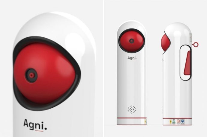 Fire Extinguisher Disguised as an Air Freshener for Ease of Use and Enhanced Safety