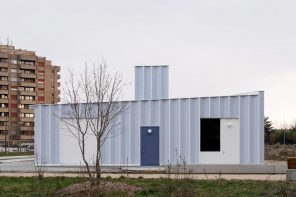 Quaint Little Blue-Timber Gardeners’ Workshop Has An Illuminating Lantern Perched On Its Rooftop