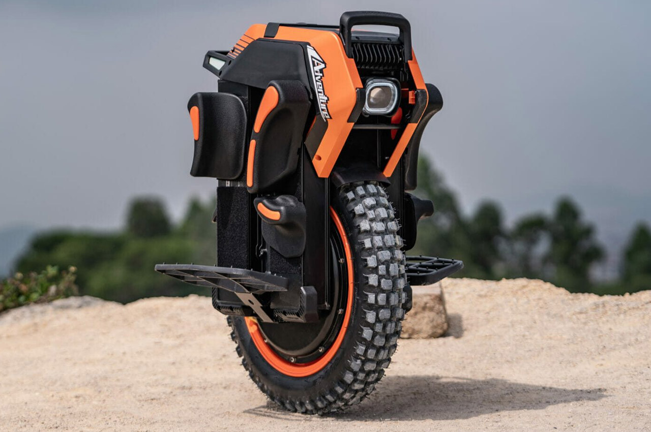 #InMotion Adventure Unicycle is an electric off-roading beast with tons of power