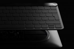 Keyboard with UST projector projects any language onto bottom of the keys to transform it into a bilingual powerhouse