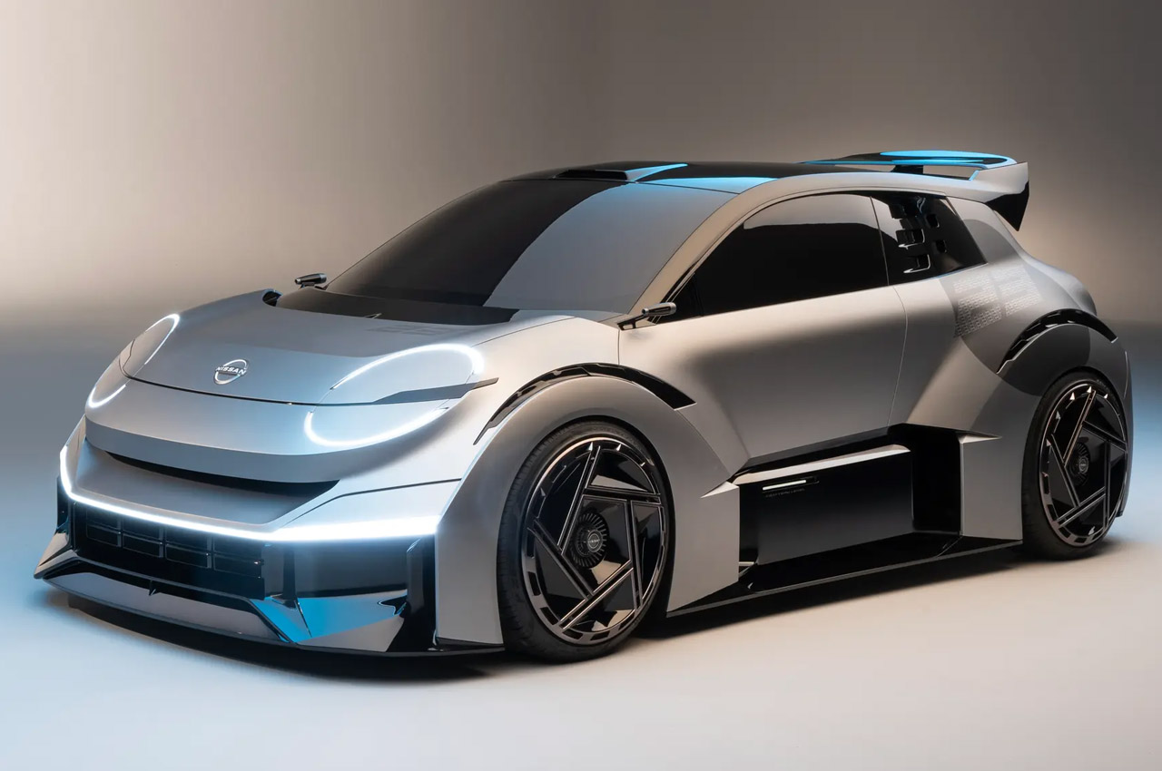 #Nissan 20-23 concept is an electric hot hatch for city speed demons