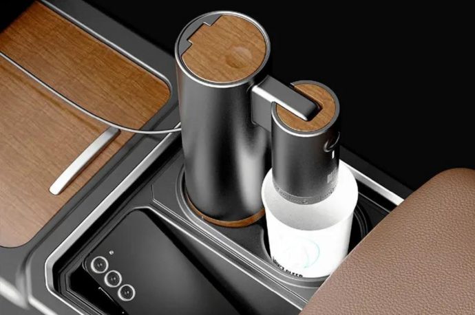 Portable capsule coffee machine lets you be caffeinated in automated cars