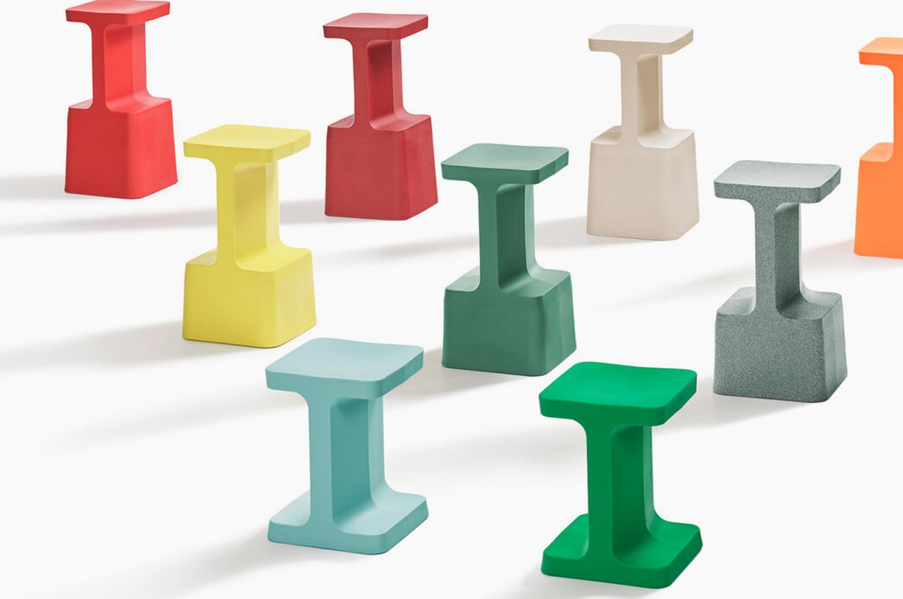 #Colorful Compact Furniture Design Alternates Between A Side Table & Stool Depending Upon Your Need