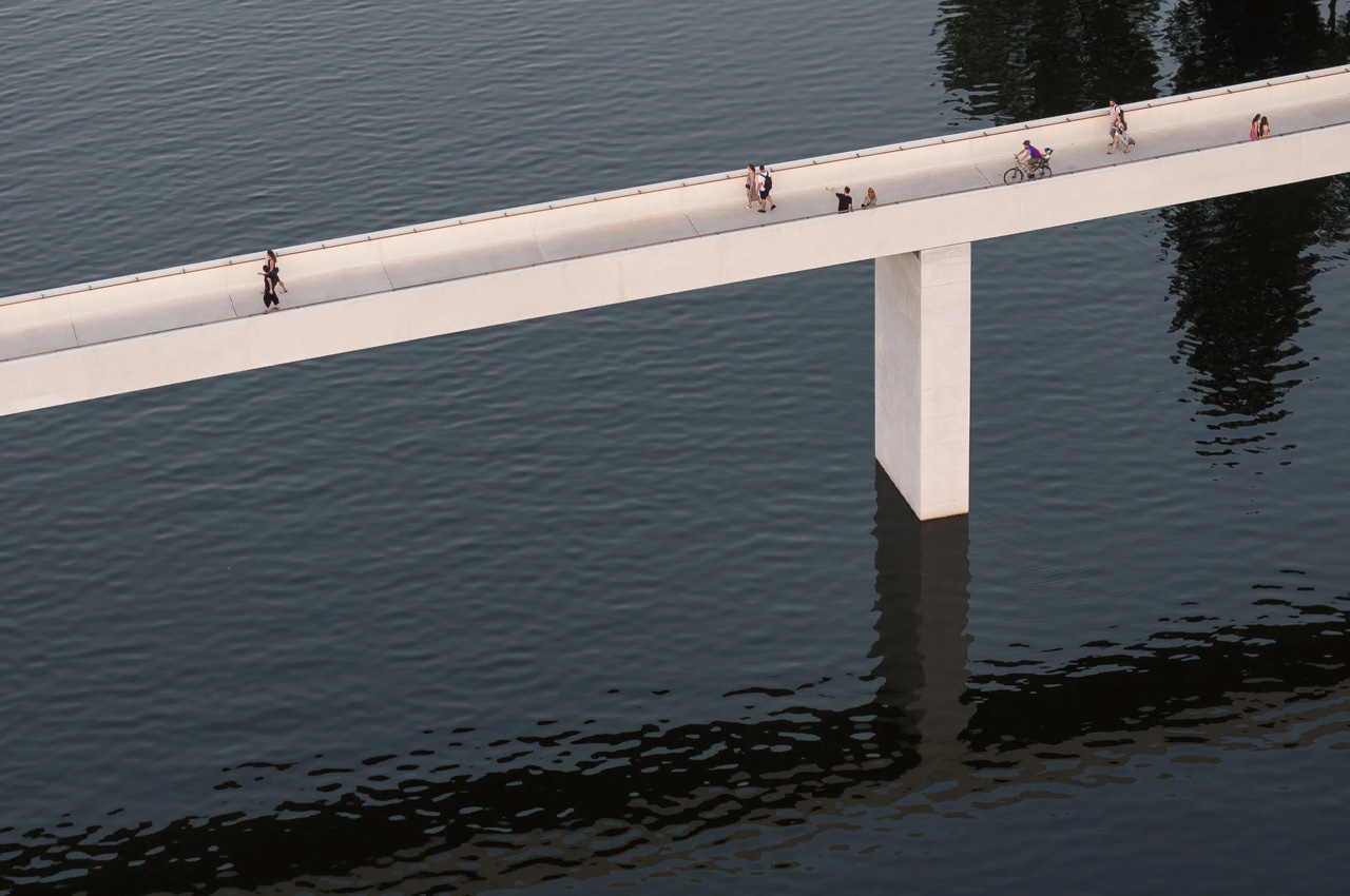 prague bridge modern minimal design