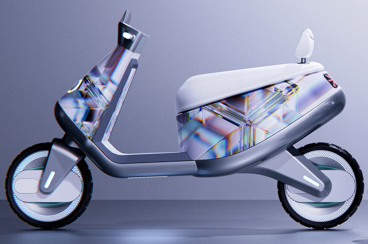 This Gen-Z electric scooter has ultra-customizable skin and community driven NFT art