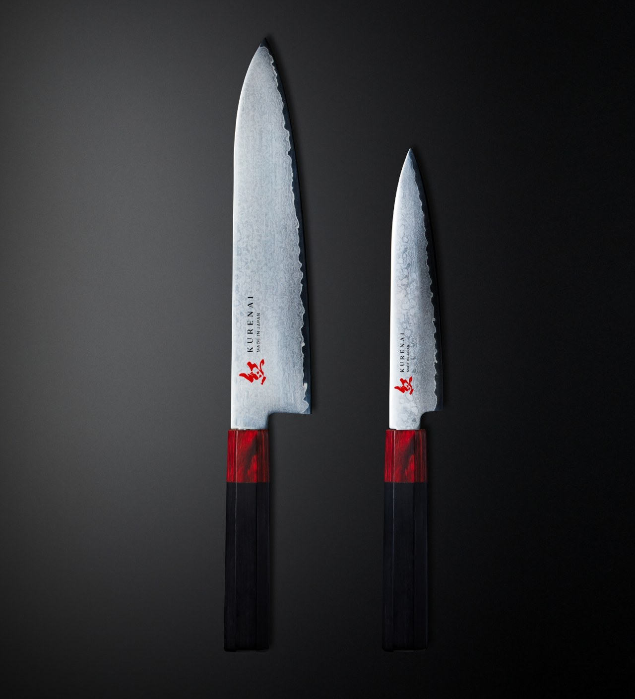 Feel like a ninja master in the kitchen with these black kitchen knives -  Yanko Design