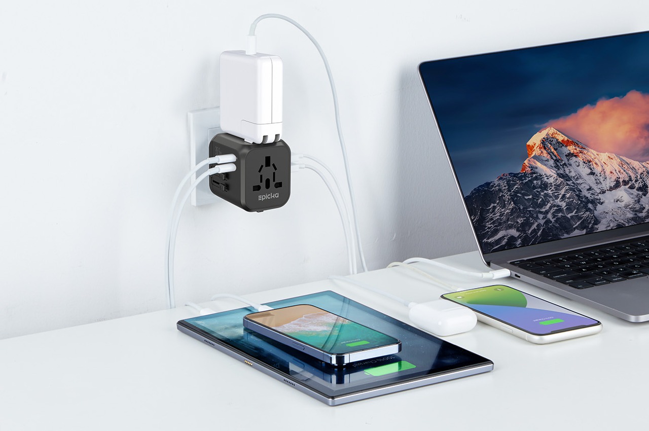 #Tiny all-in-one travel adapter with a 35.5W output will fast-charge your phone in over 200 countries