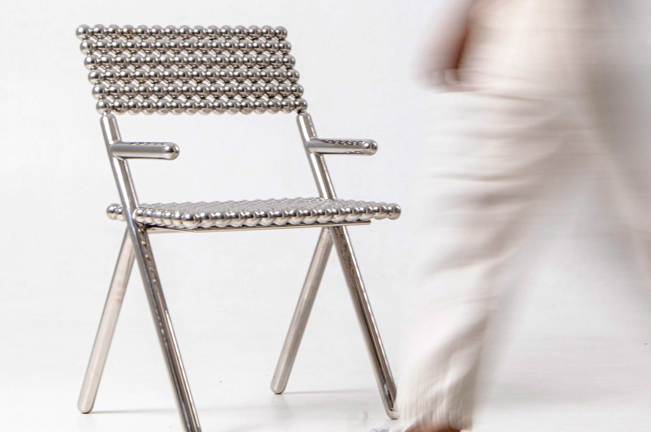#Made With 210 Stainless Steel Spheres, This Unique Chair Is The Conversation Starter You Need In Your Home