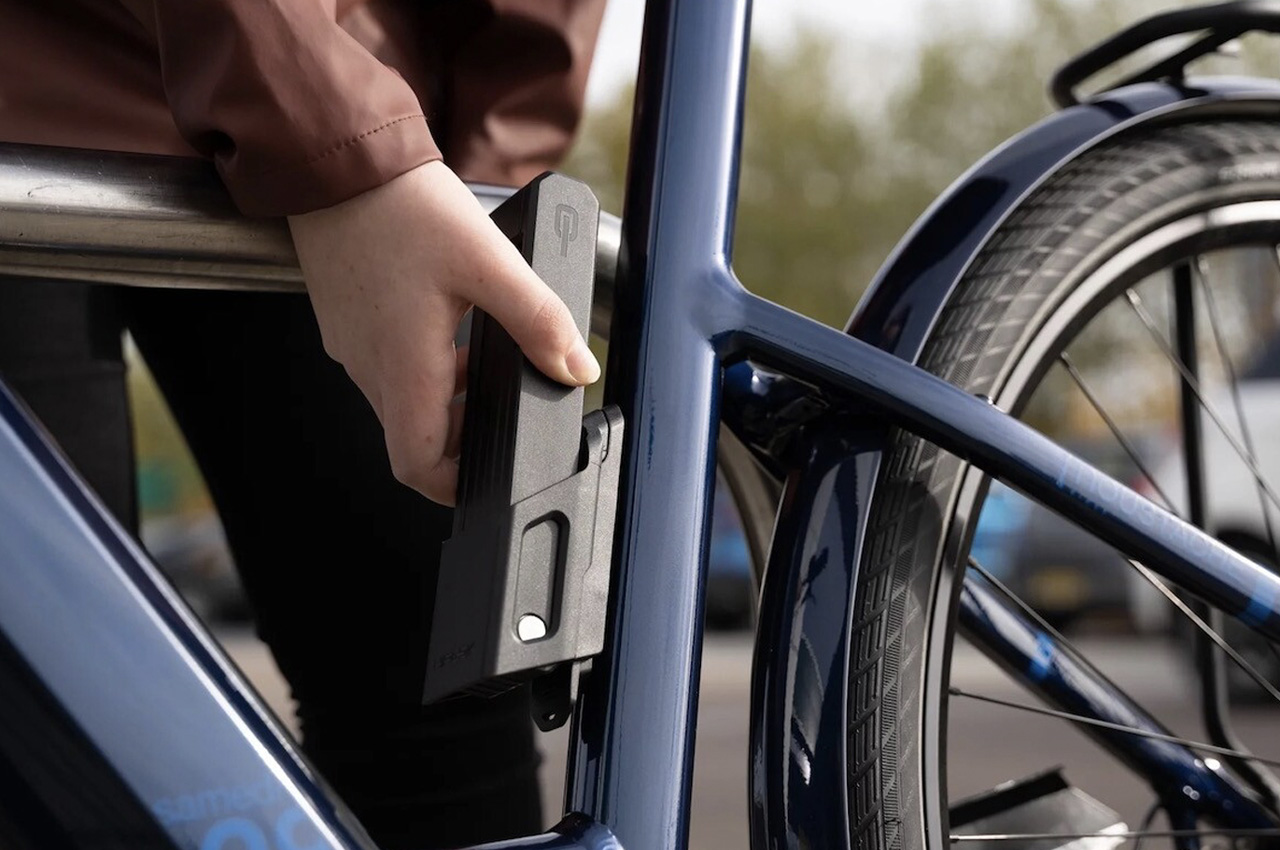 AirBell - Sonnette de vélo avec support Apple AirTag - Antivol