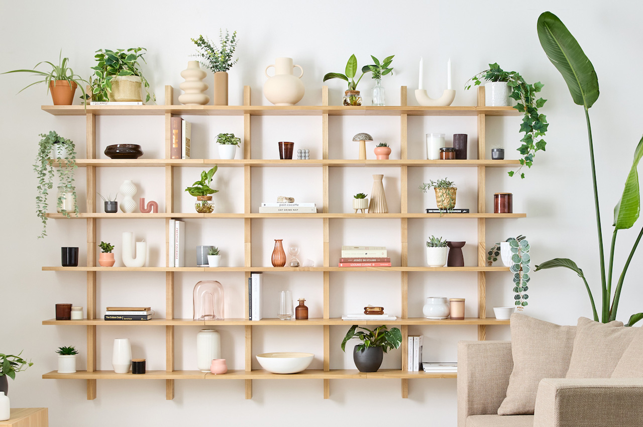 #Modular Shelf Inspired by Japanese Woodwork Solves Your Storage Issues & Is Easy On The Pocket