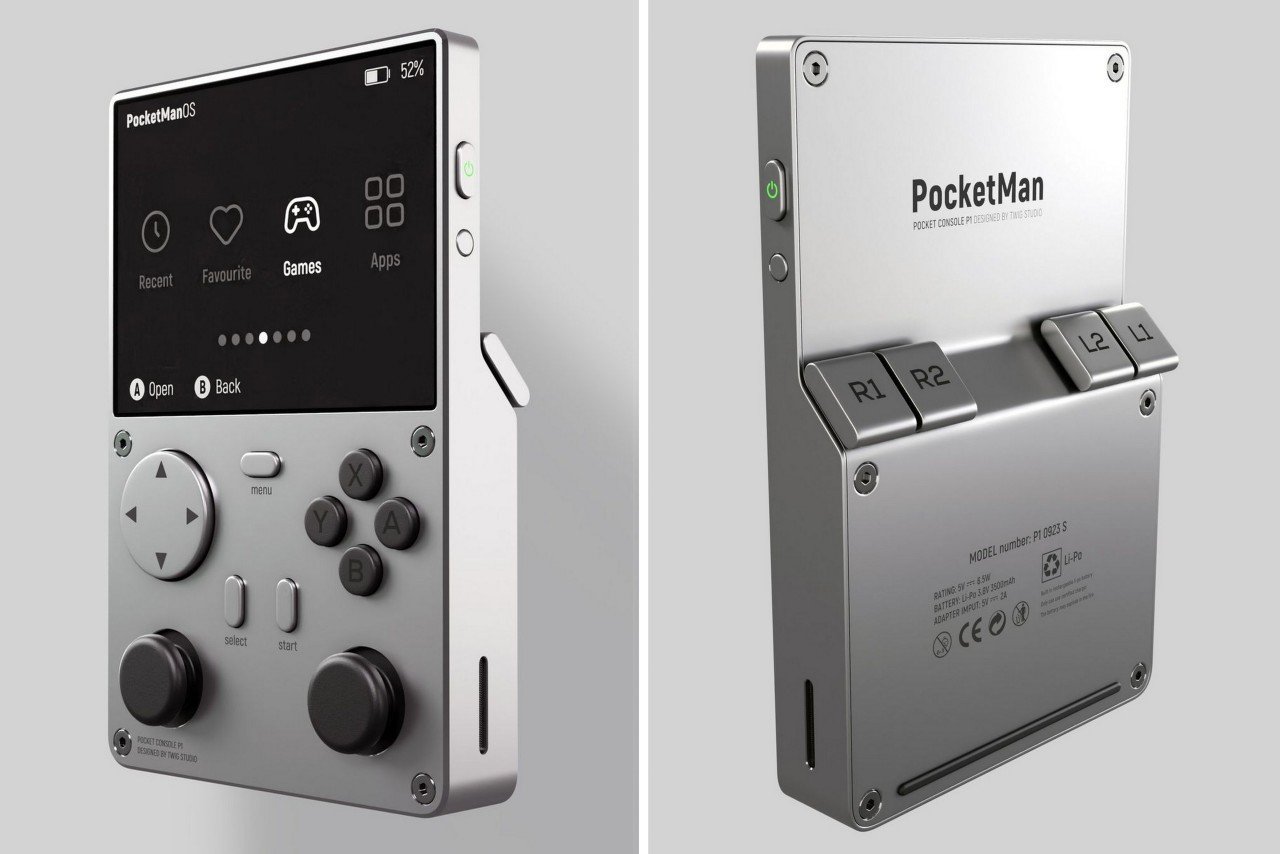 #This Cyberpunk-Looking Handheld Gaming Console Takes a Page From Teenage Engineering