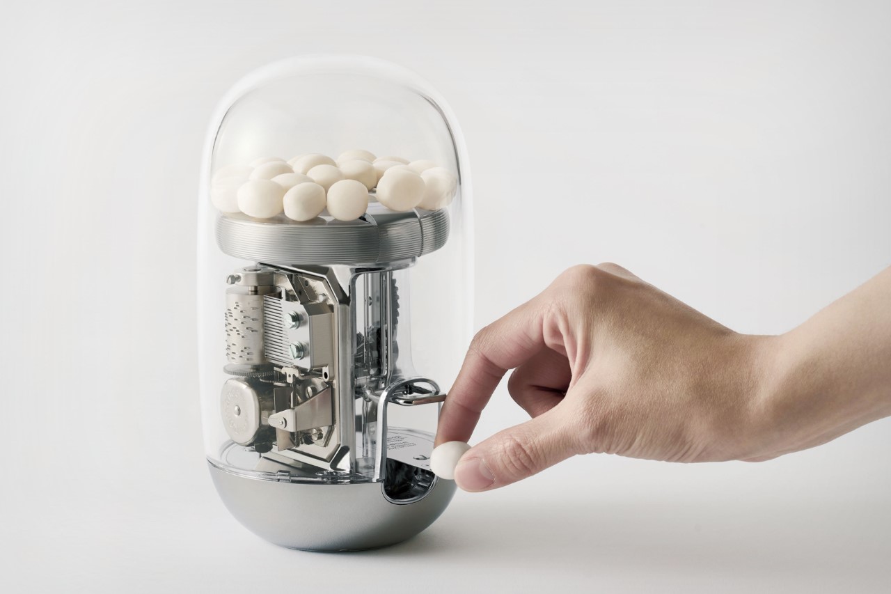 This Steampunk-Looking Gumball Machine from LOTTE Will Also Play