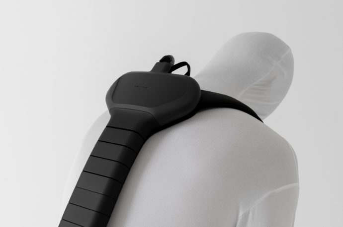 This exoskeleton-like back support lets you lift heavy objects while keeping your back safe
