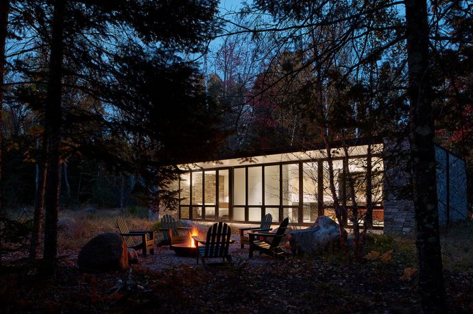 This Serene Pavilion-Style House Near A Lake Makes For The Perfect Fishing Escape On The Weekends