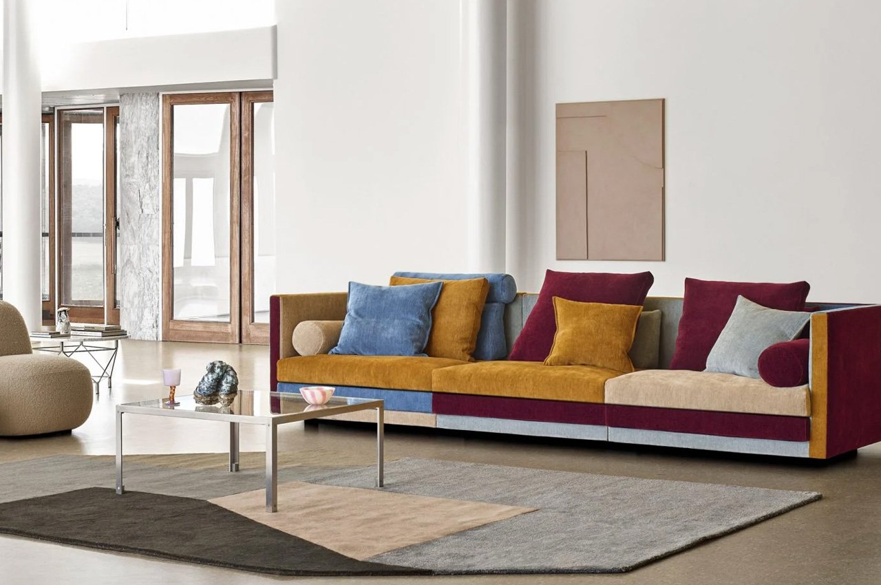 #This Bold & Bulky Sofa Is Available In A Bauhaus Edition Referencing The Modernist Art School