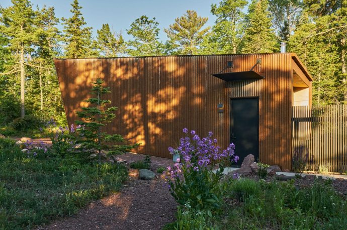 The Copper Harbour House Is A Raw, Rugged But Comfy Cabin Designed For Mountain Bikers