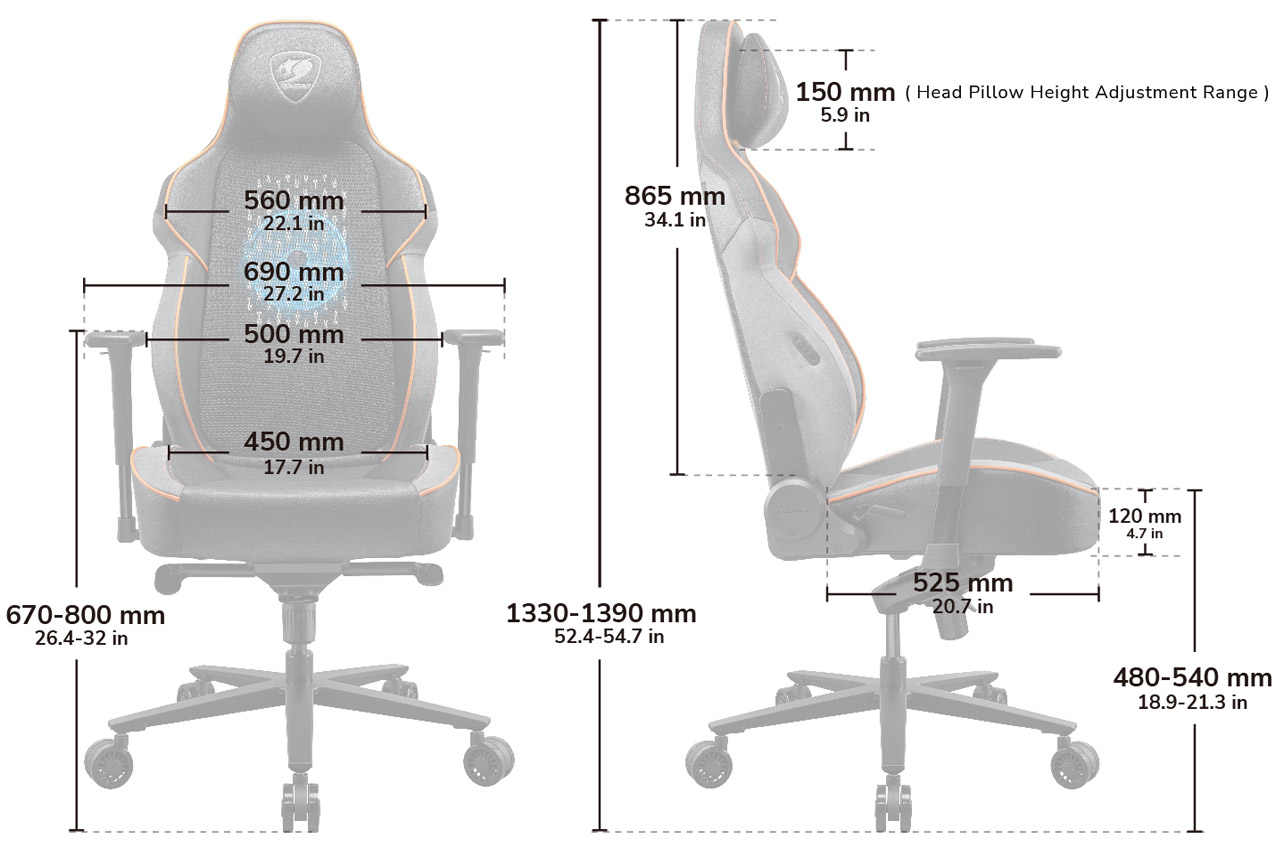 Cougar NxSys AERO Gaming Chair is equipped with RGB fan so you can game  without breaking a sweat - Yanko Design in 2023