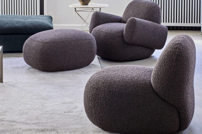 This Cozy & Chonky Lounge Chair Will Bring Some Art Deco Inspiration To Your Living Room