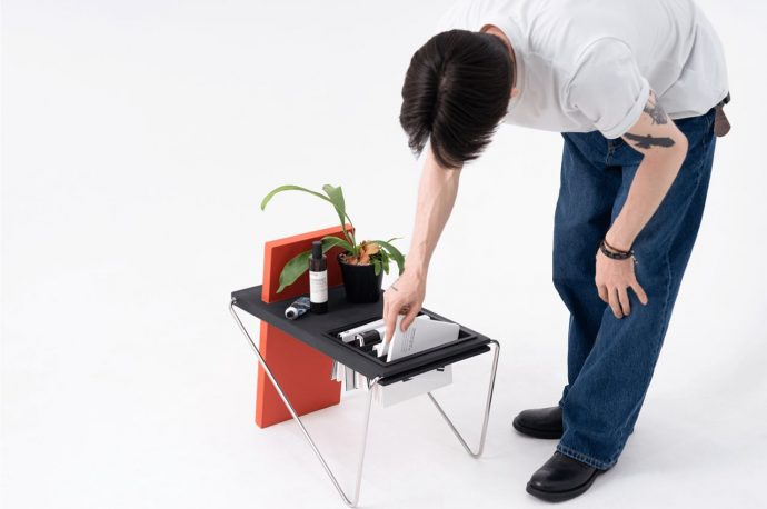 A Side Table That Helps You Organize and Showcase Your Personality While Enhancing Your Love for Reading