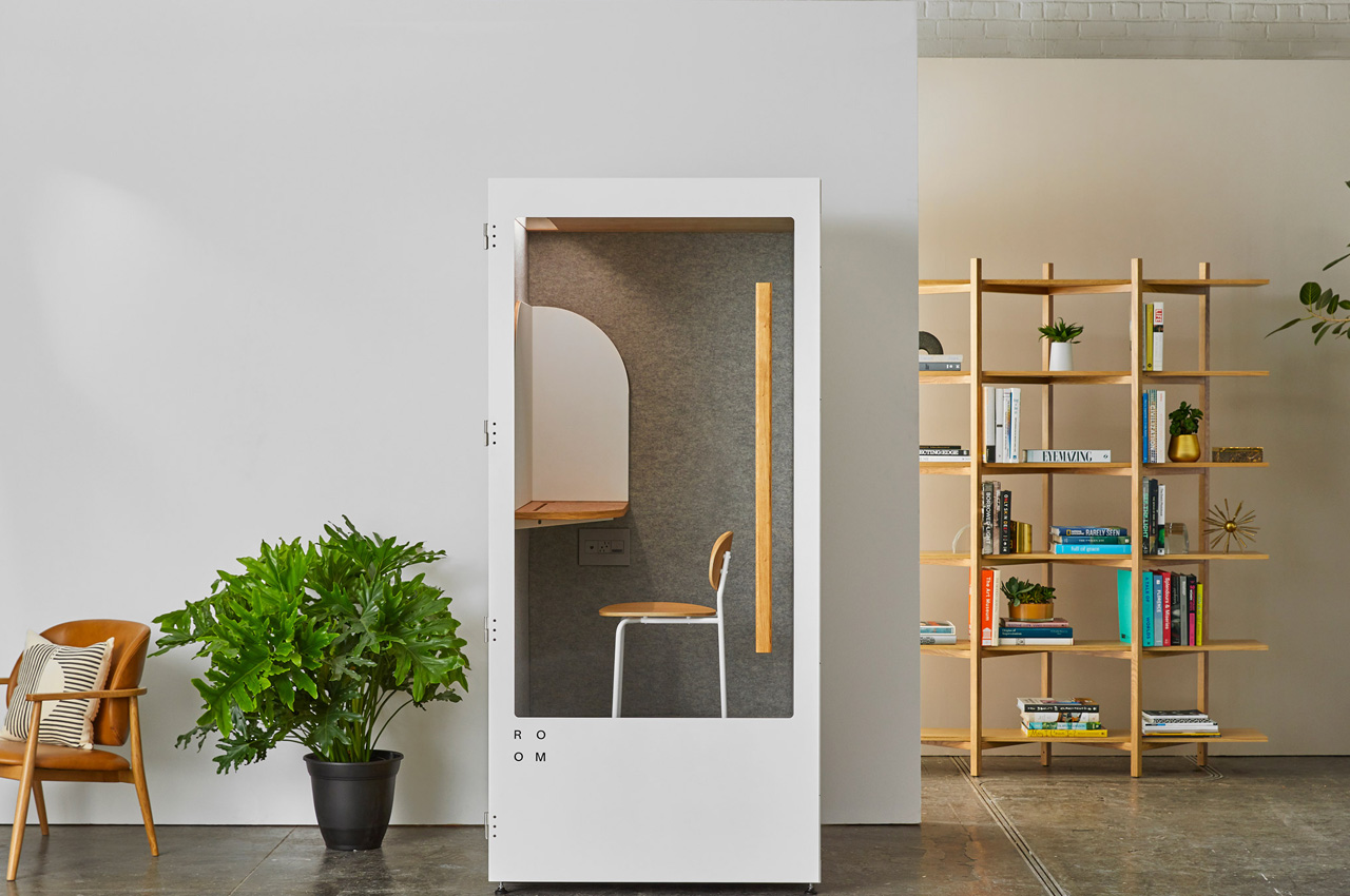 #This Single-Person Acoustic Pod Offers Solo Workspaces In Modern Offices
