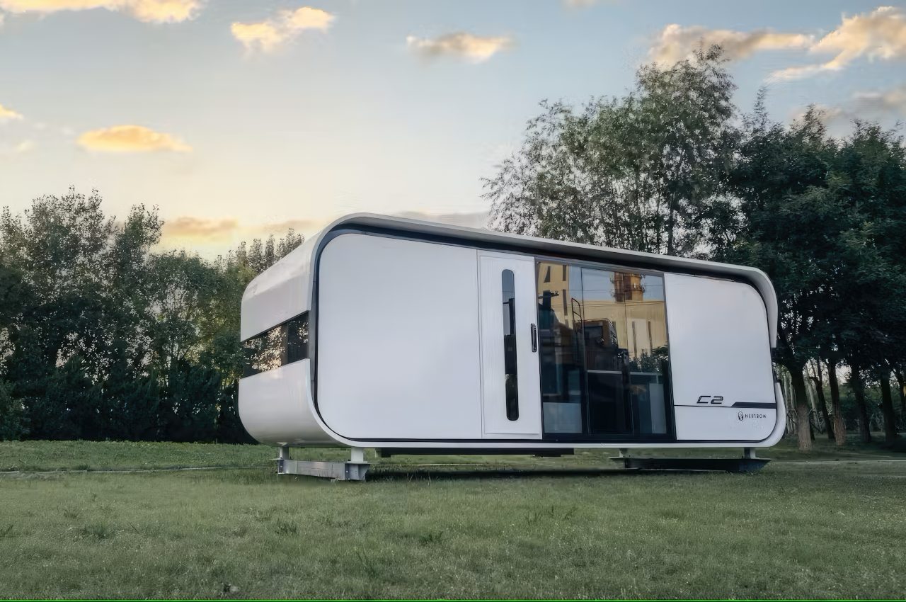 #These futuristic Nestron tiny homes can be plopped anywhere, starting at $42k