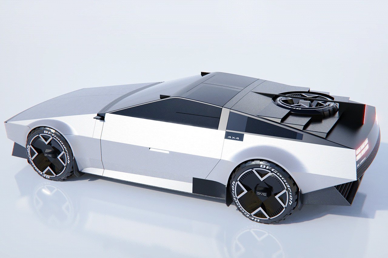 #This all roader DeLorean packs power with 4×4 drivetrain and kills with its sharp looks