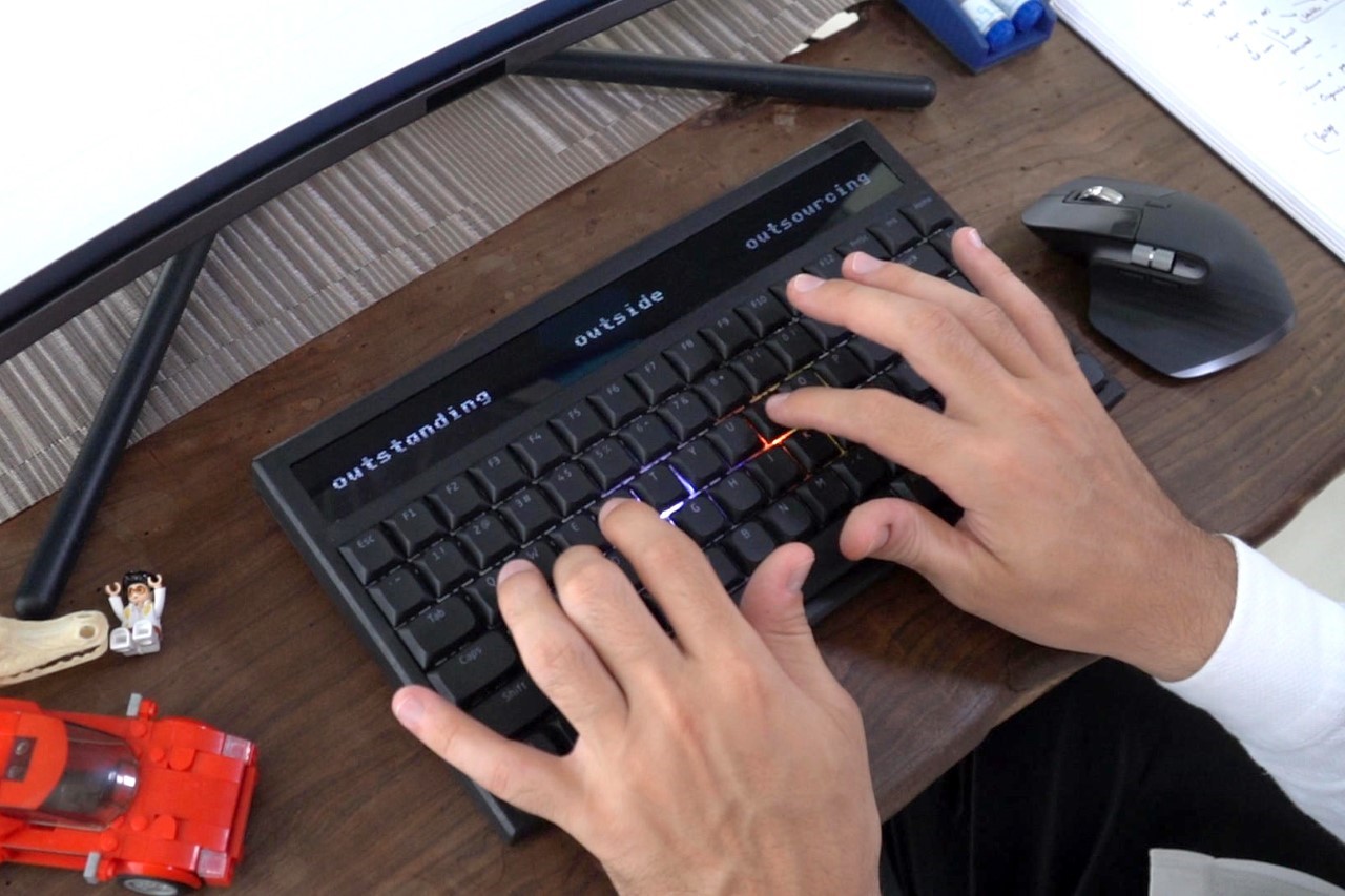 #World’s First Mechanical Keyboard with Built-In Autocomplete Lets You Type (and Code) 3x Faster