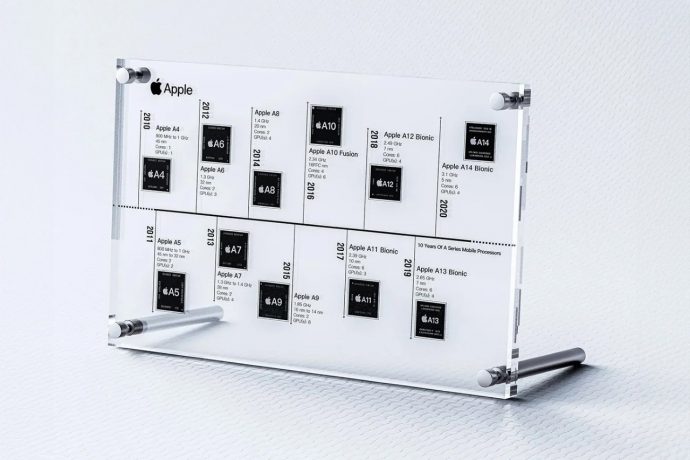 Apple’s iPhone Processors Turned into Collectible Art: This $69 Desk Accessory is the Perfect Tech Gift