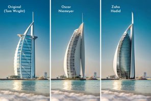 Dubai’s Burj Al Arab gets Redesigned by 10 Iconic Architects using AI