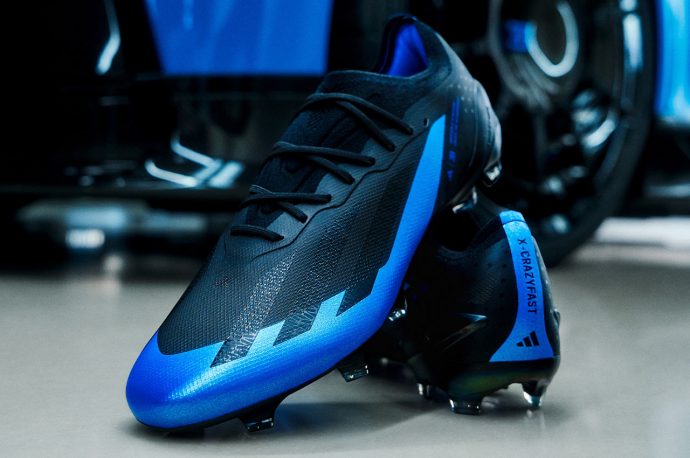 Bugatti x adidas X Crazyfast is the sweetest blue football boot for those who appreciate speed and precision