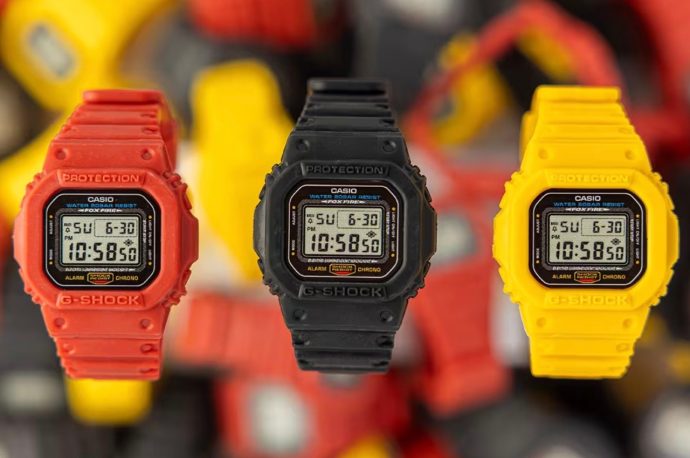 Casio miniature watch erasers celebrate G-Shock’s 40th anniversary