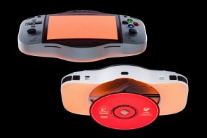 PlayStation One-inspired Handheld Console has a Built-in Disc Reader for Offline Gaming On-The-Go